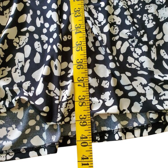 Chaps Black and White Abstract Artsy Midi XL - Picture 12 of 14